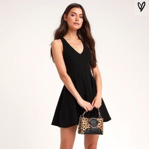 Lulu’s Black Skater Dress